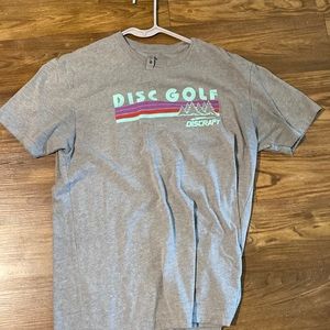 Grey disc golf t shirt